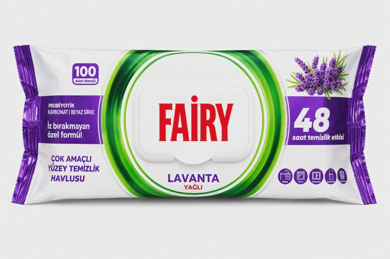 Fairy drėgnos universalios vienkartinės valymo šluostės