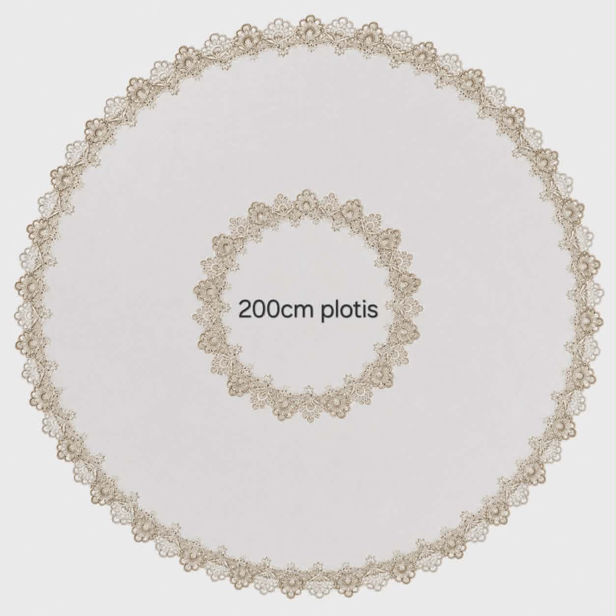 Staltiesė apvali 200 cm